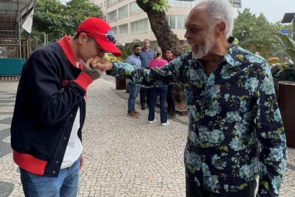 [Encontro de gerações: MC Hariel encontra Gilberto Gil! ]