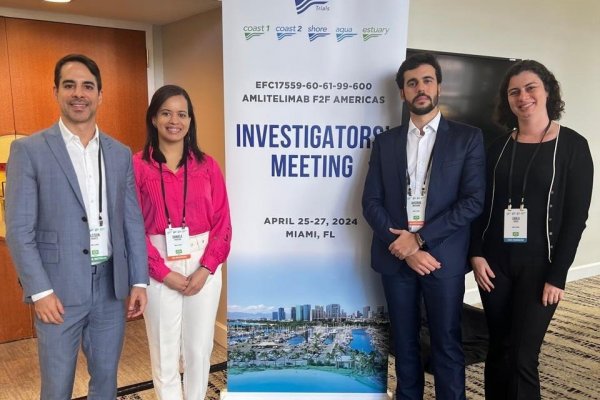 [Médicos do Centro de Pesquisa da Clínica IBIS representam o Brasil no ‘Investigator’s Meeting’, em Miami! ]
