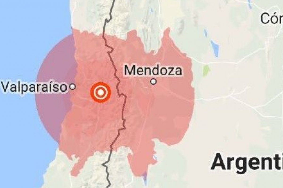 [Terremoto sacode regiões da Argentina e Chile]