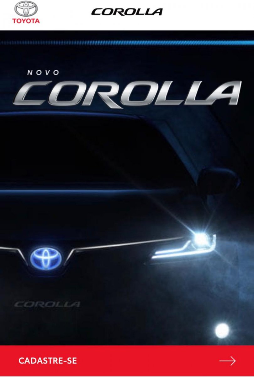 [Toyota divulga novo Corolla em site lançado hoje]