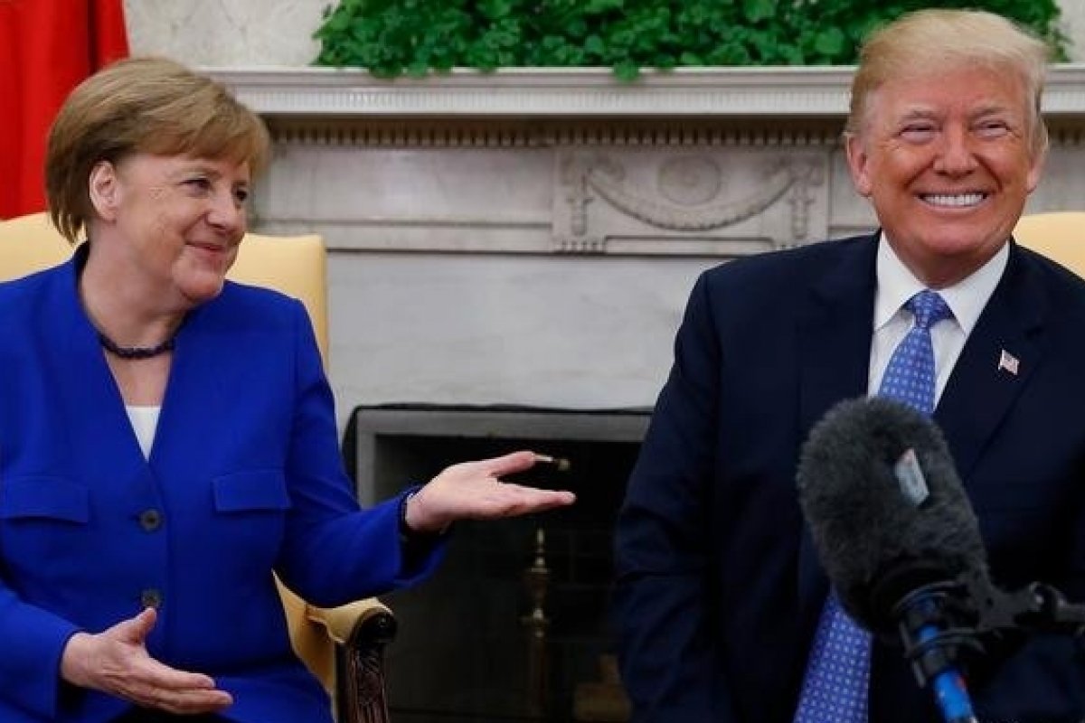 [Merkel e Trump firmam acordo para cooperar no combate a pandemia]