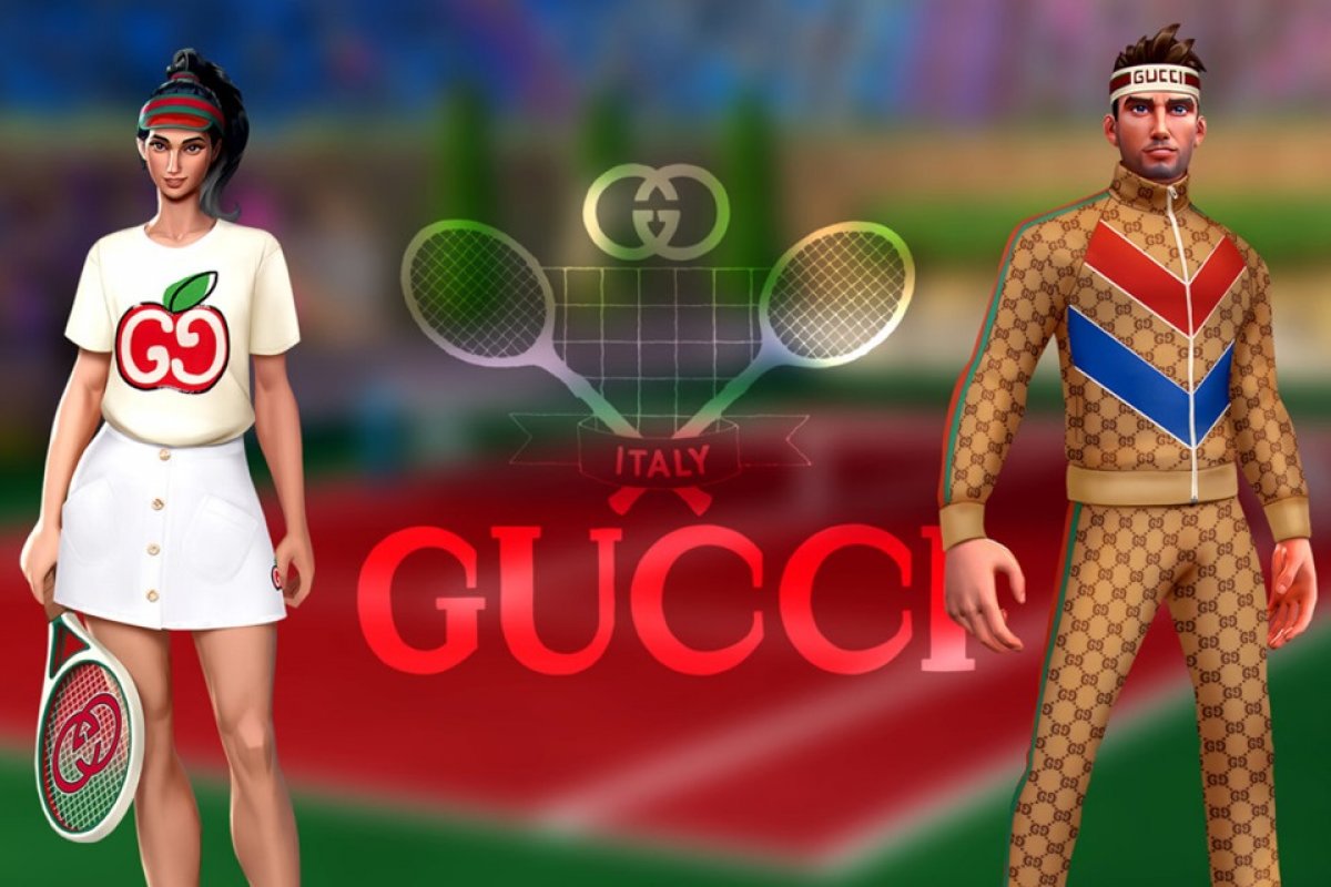 [Gucci anuncia parceria com o jogo Tennis Clash]