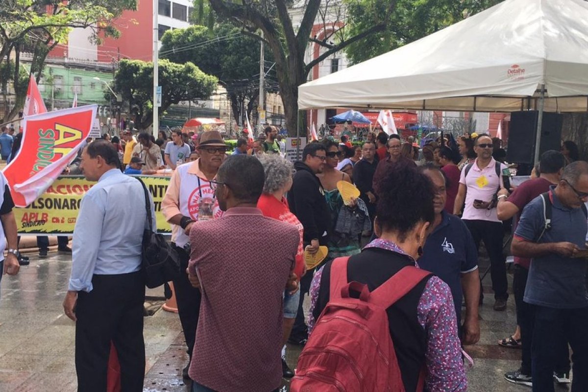[Protesto contra Reforma da Previdência acontece nesta quarta (10), em Salvador]