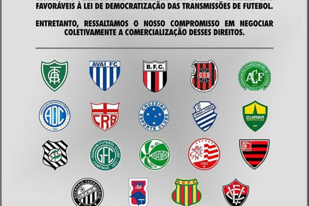 Times da Série B do Brasileirão se posicionam a favor da MP que modifica regras de transmissão Times da Série B do Brasileirão se posicionam a favor da MP que modifica regras de transmissão