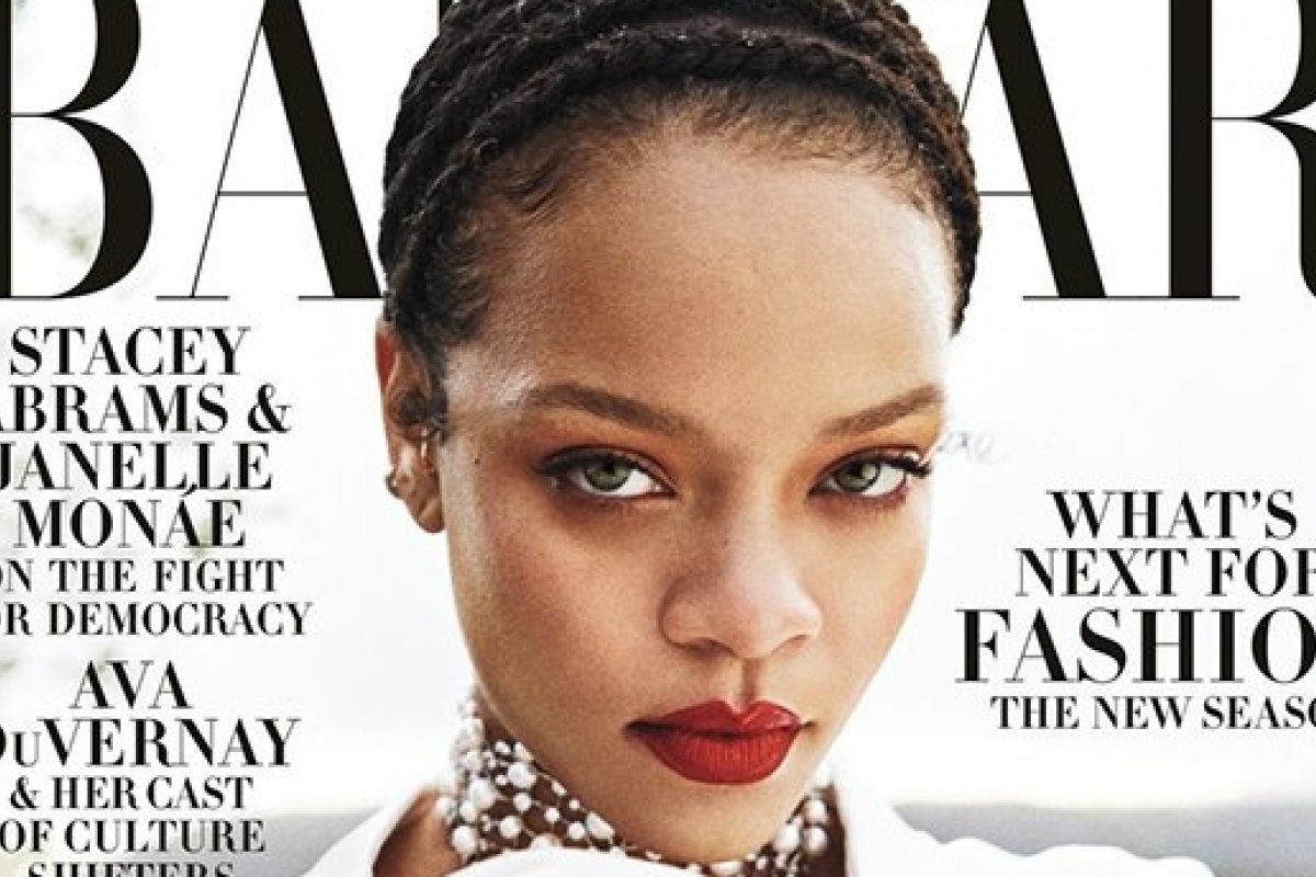 [Rihanna estampa a edição de setembro da ‘Harper’s Bazaar US’]