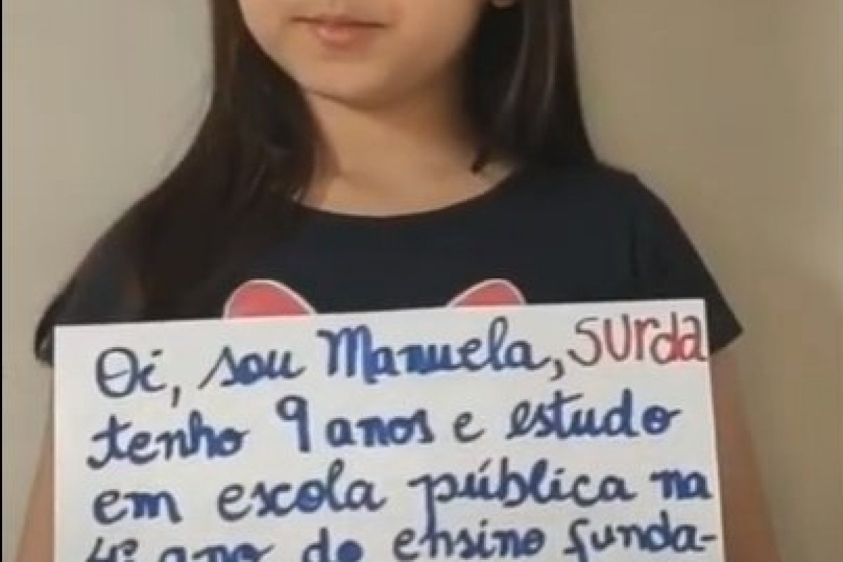 [Veja Vídeo: Relato de garota de 9 anos com deficiência auditiva chama a atenção nas redes sociais]