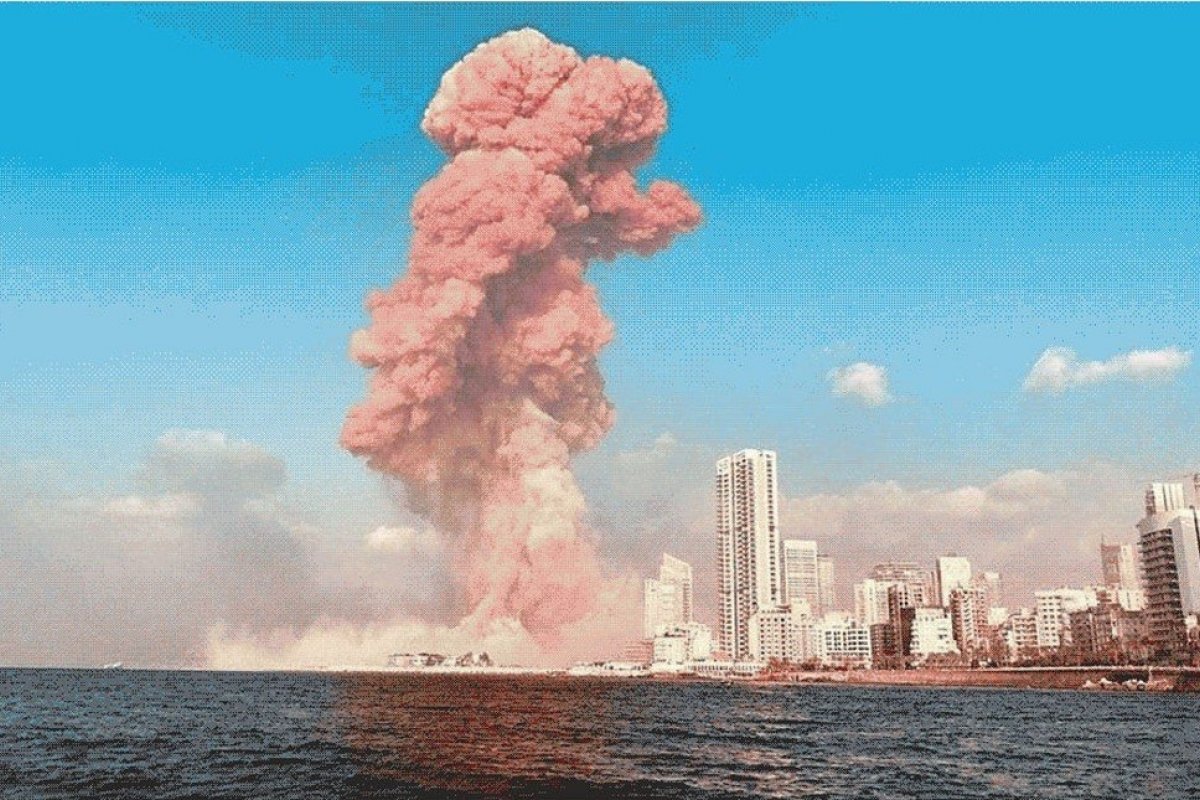 [Explosão no porto de Beirute abriu cratera de 43 metros de profundidade]