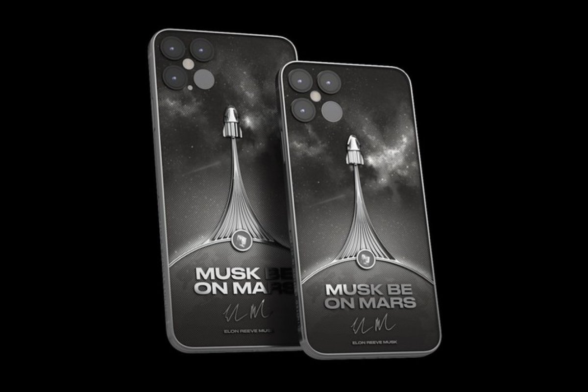 [iPhone 12 Pro feito em homenagem a SpaceX é vendido por R$ 31 mil]
