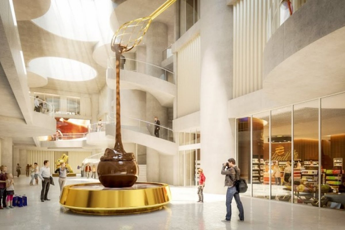 [Com nove metros quadrados de altura, maior fonte de chocolate no mundo é inaugurada na Suíça]