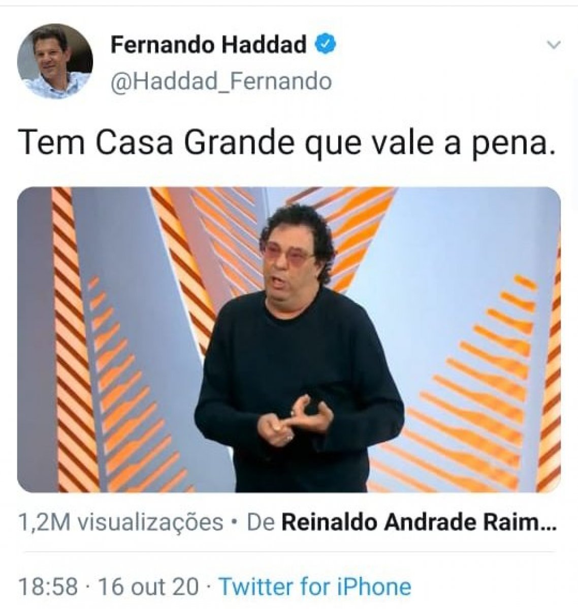 [Fernando Haddad é 
