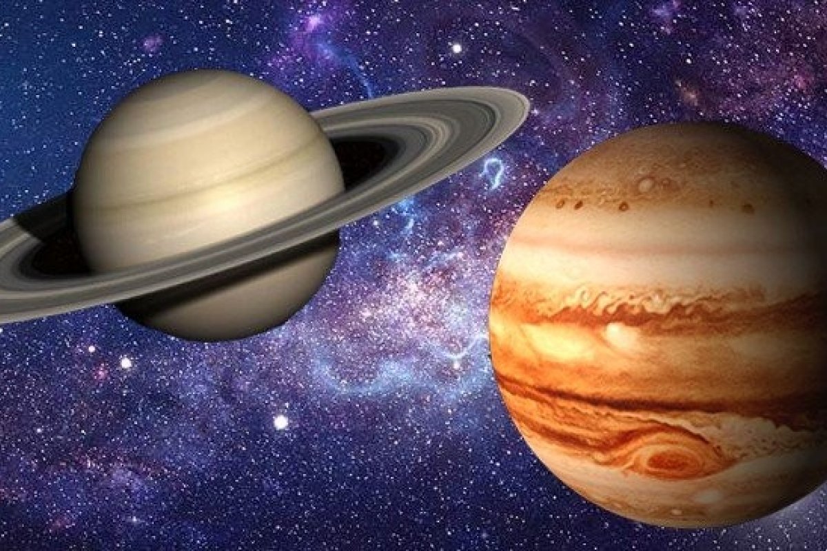 [Júpiter e Saturno ficarão mais próximos em dezembro ]