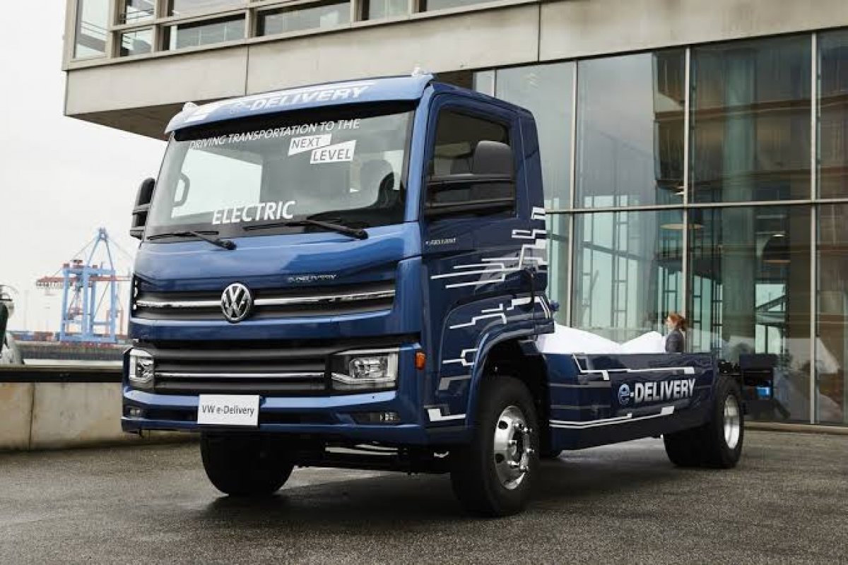 [Volkswagen lança caminhão elétrico e-Delivery fabricado no Brasil ]