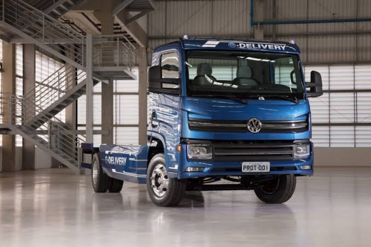 [Volkswagen lança caminhão elétrico e-Delivery fabricado no Brasil ]