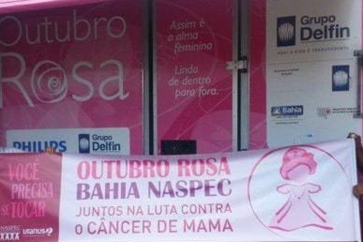 [Em mobilização ao Outubro Rosa, Naspec realiza  campanha informativa para mulheres em tratamento no SUS]