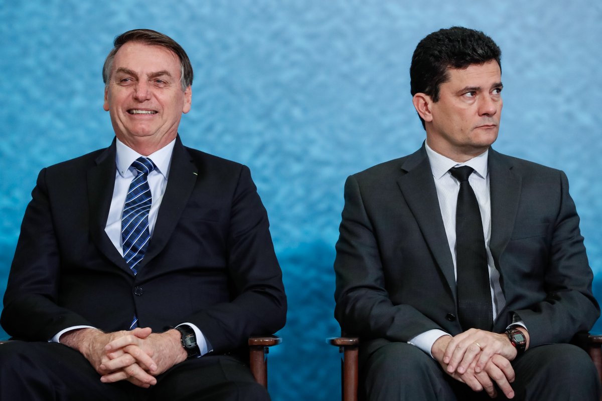 [Bolsonaro e Moro lançam campanha do 